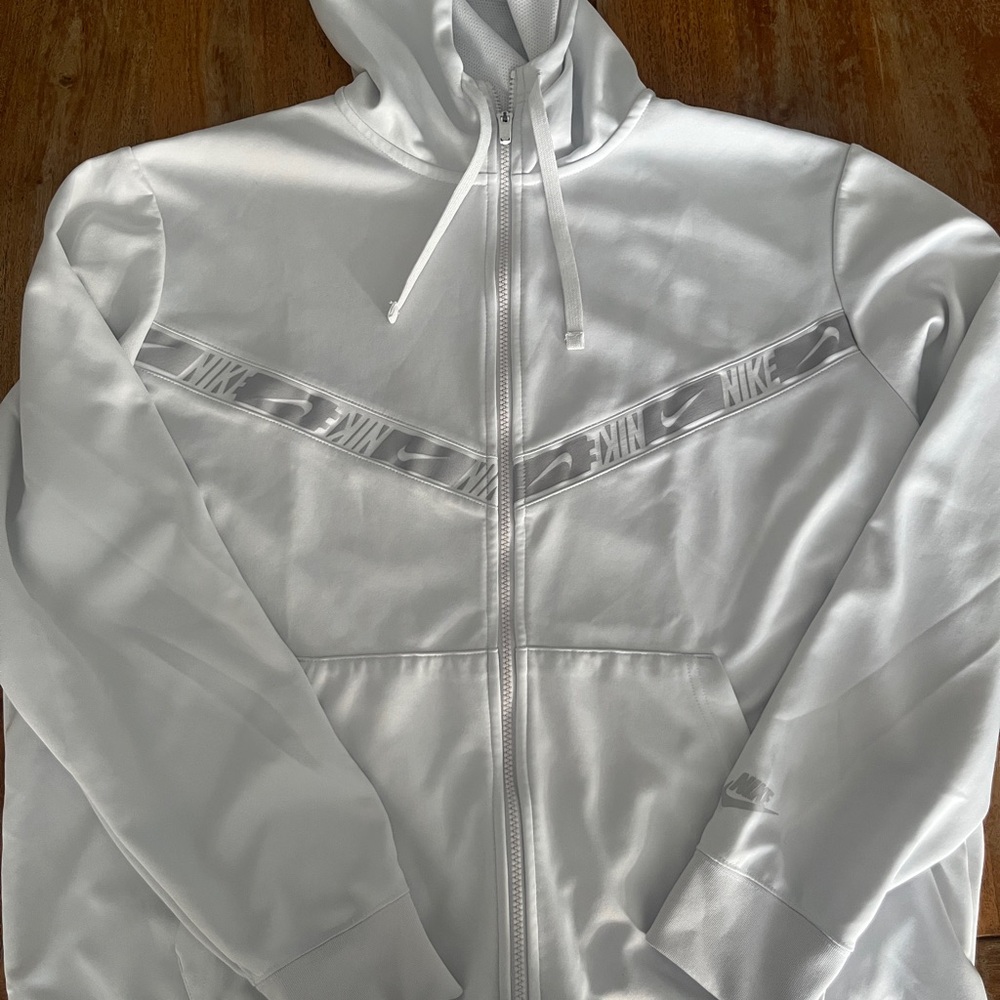 Nike Classic White Full-Zip Jacket
